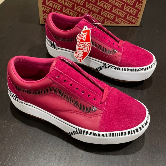 zebra old skool stacked shoes